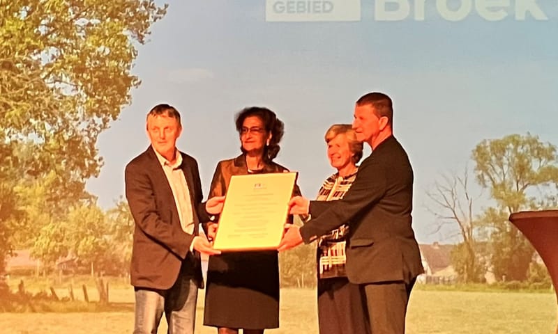 Uitreiking Unescocertificaat Uitreiking Unescocertificaat