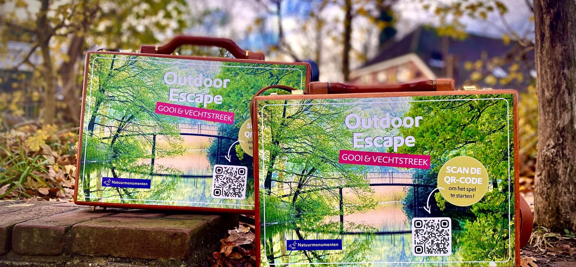 Outdoor Escape Bezoekerscentrum Gooi en Vechtstreek Outdoor Escape koffers