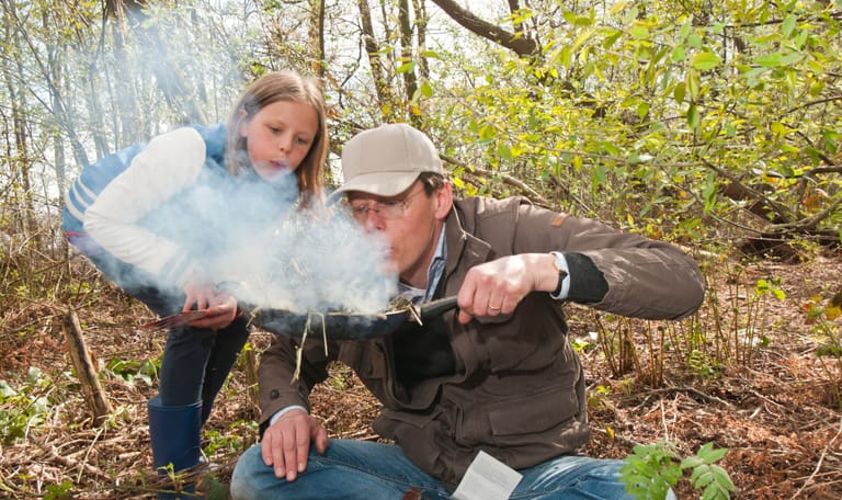lekker vuurtje stoken