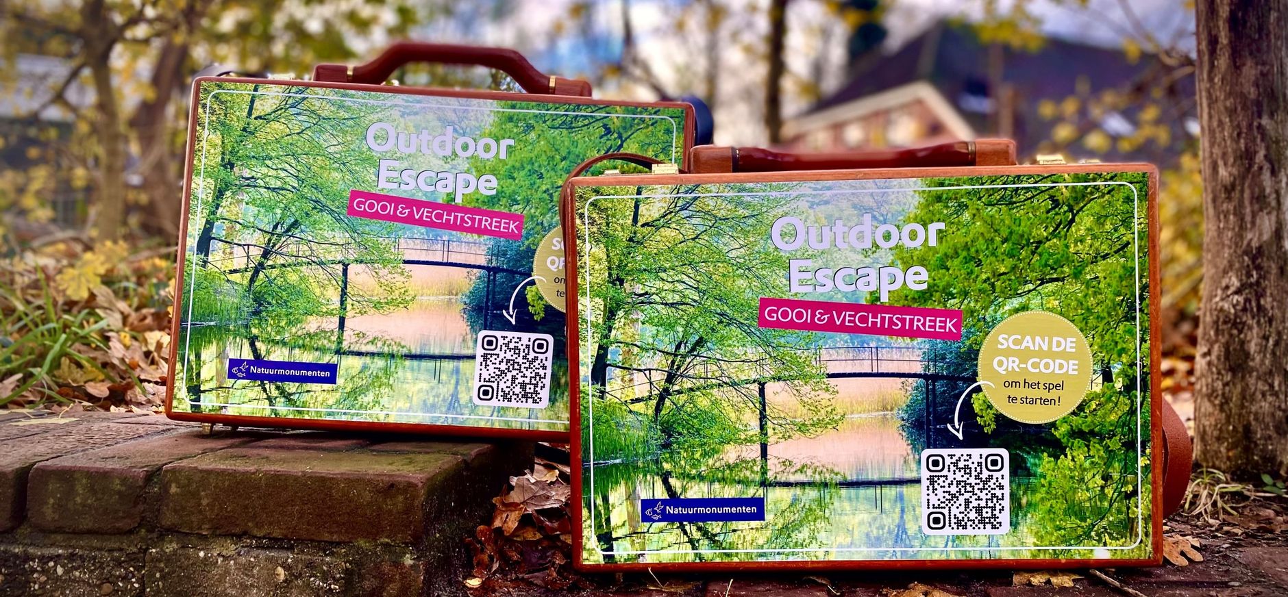 Outdoor Escape Bezoekerscentrum Gooi en Vechtstreek Outdoor Escape koffers