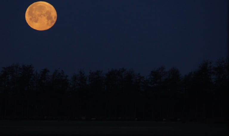 Foto van de volle maan