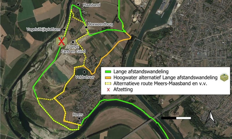 afzetting maasband