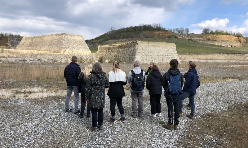 Groepsuitje ENCI-groeve bij zuilen