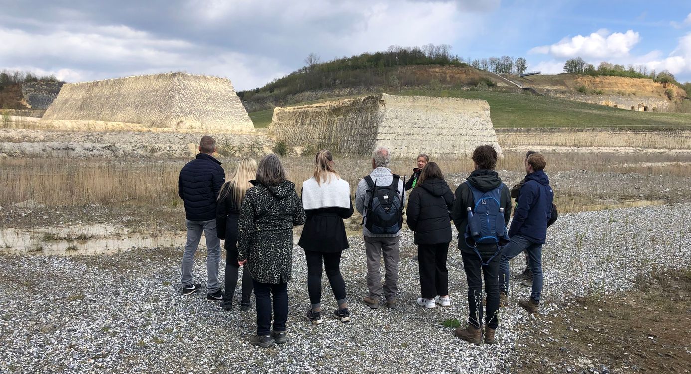 Groepsuitje ENCI-groeve bij zuilen
