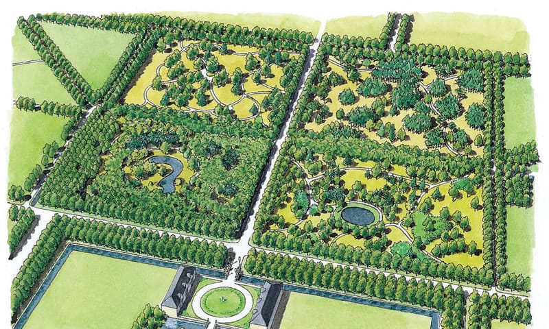 Landgoed Eerde, kasteeltuin Landgoed Eerde, kasteeltuin