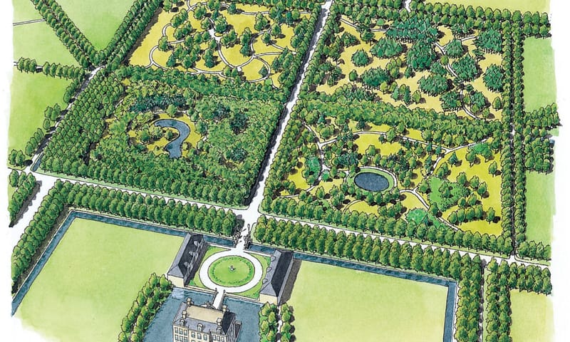 Landgoed Eerde, kasteeltuin Landgoed Eerde, kasteeltuin