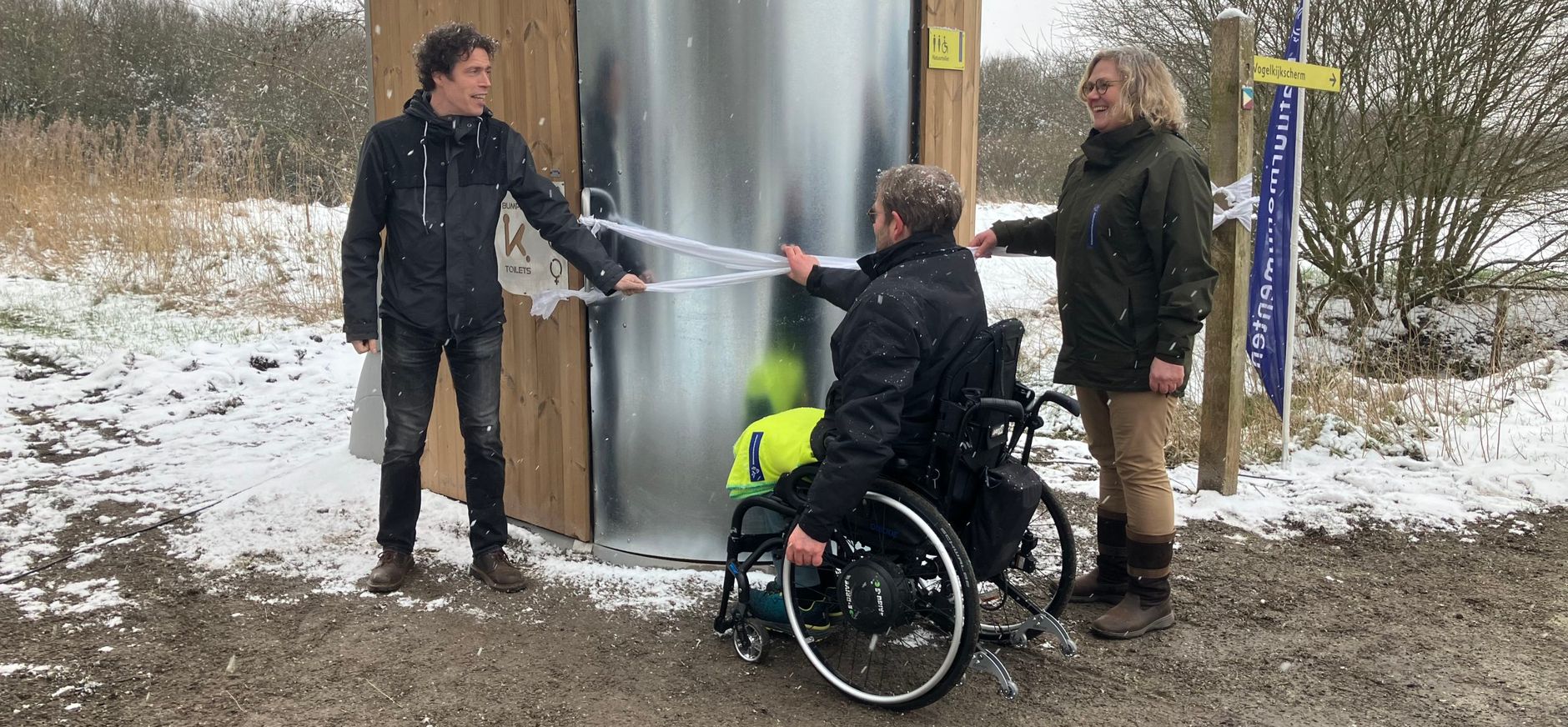 Opening natuurtoilet Fochteloërveen