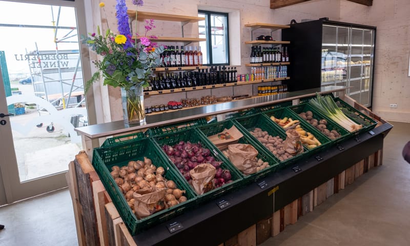 In de Belevenisboerderijwinkel vind je veel verschillende producten