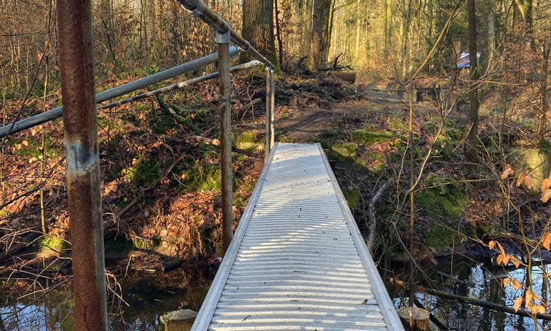 Nieuwe route langs waterwerken en infopanelen.