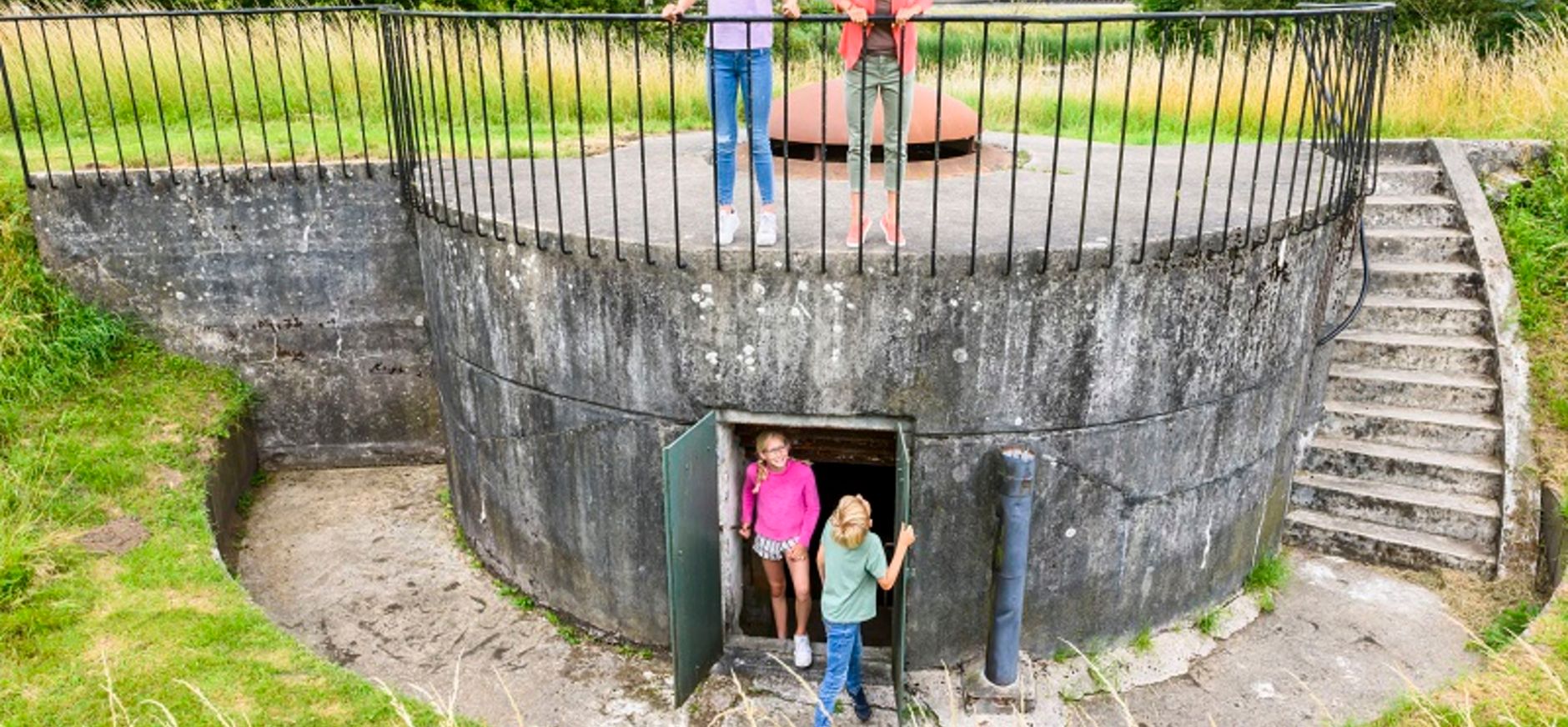 Hefkoepel op Fort bij Nigtevecht Fort bij Nigtevecht