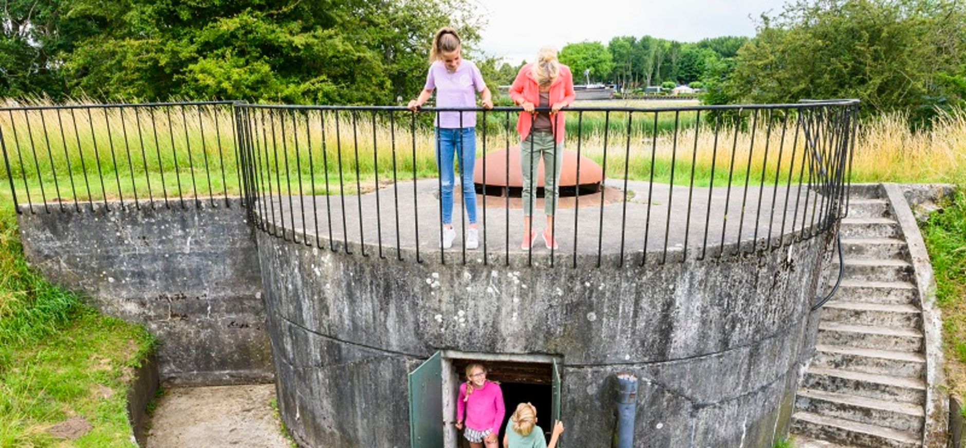 Hefkoepel op Fort bij Nigtevecht Fort bij Nigtevecht