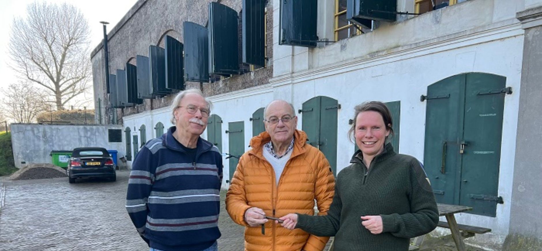 Overhandiging sleutel Fort Nieuwersluis Overhandiging sleutel Fort Nieuwersluis