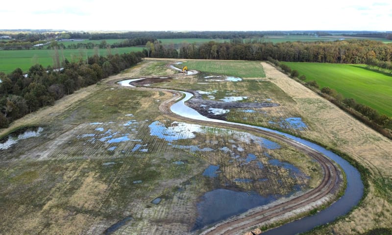 Ootmaanlanden vanuit de lucht