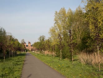 Entree van het Parkbos de Haar Parkbos de Haar