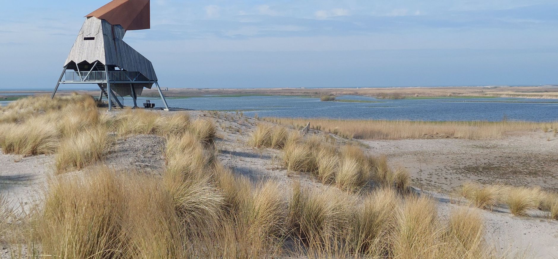 Marker Wadden vogelkijkhut Marker Wadden