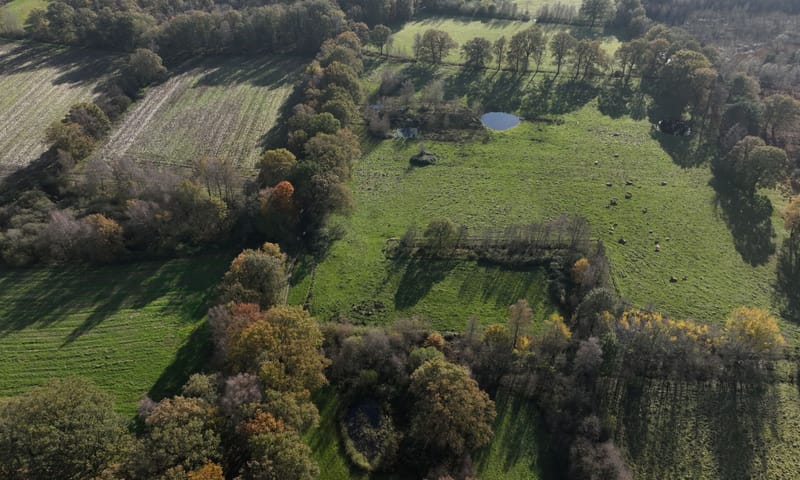 Balsvoort op de Kampina, mooi voorbeeld van een goed dooraderd landschap Balsvoort op de Kampina, mooi voorbeeld van een goed dooraderd landschap
