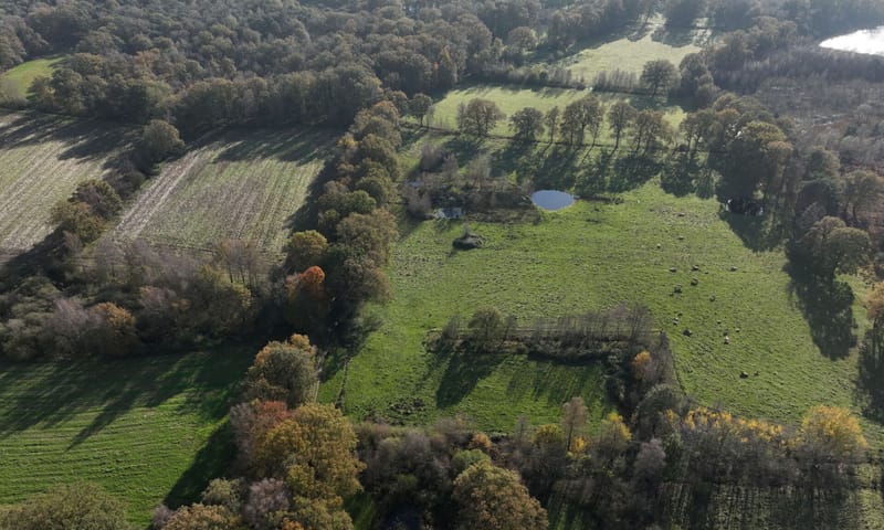 Balsvoort op de Kampina, mooi voorbeeld van een goed dooraderd landschap Balsvoort op de Kampina, mooi voorbeeld van een goed dooraderd landschap