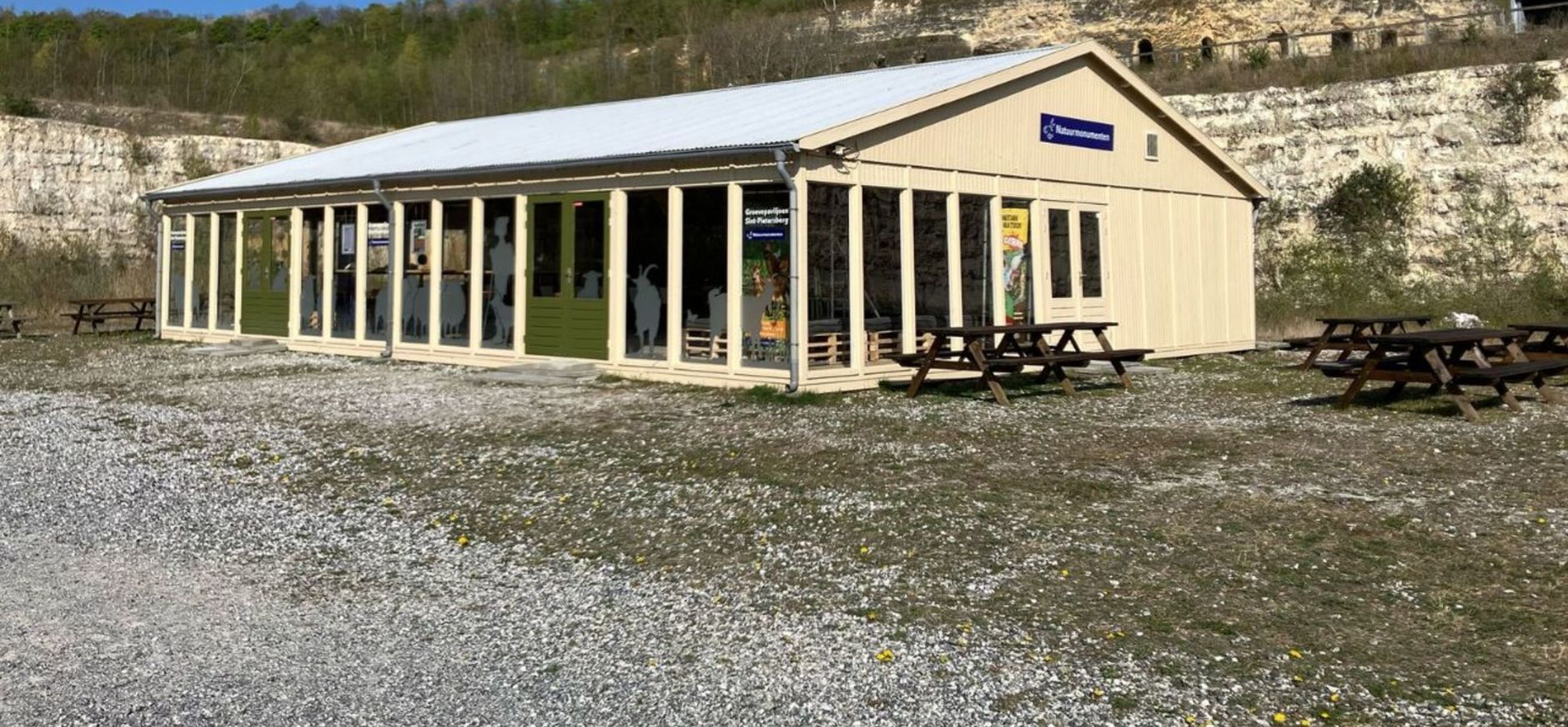Groevepaviljoen Sint-Pietersberg buitenaanzicht