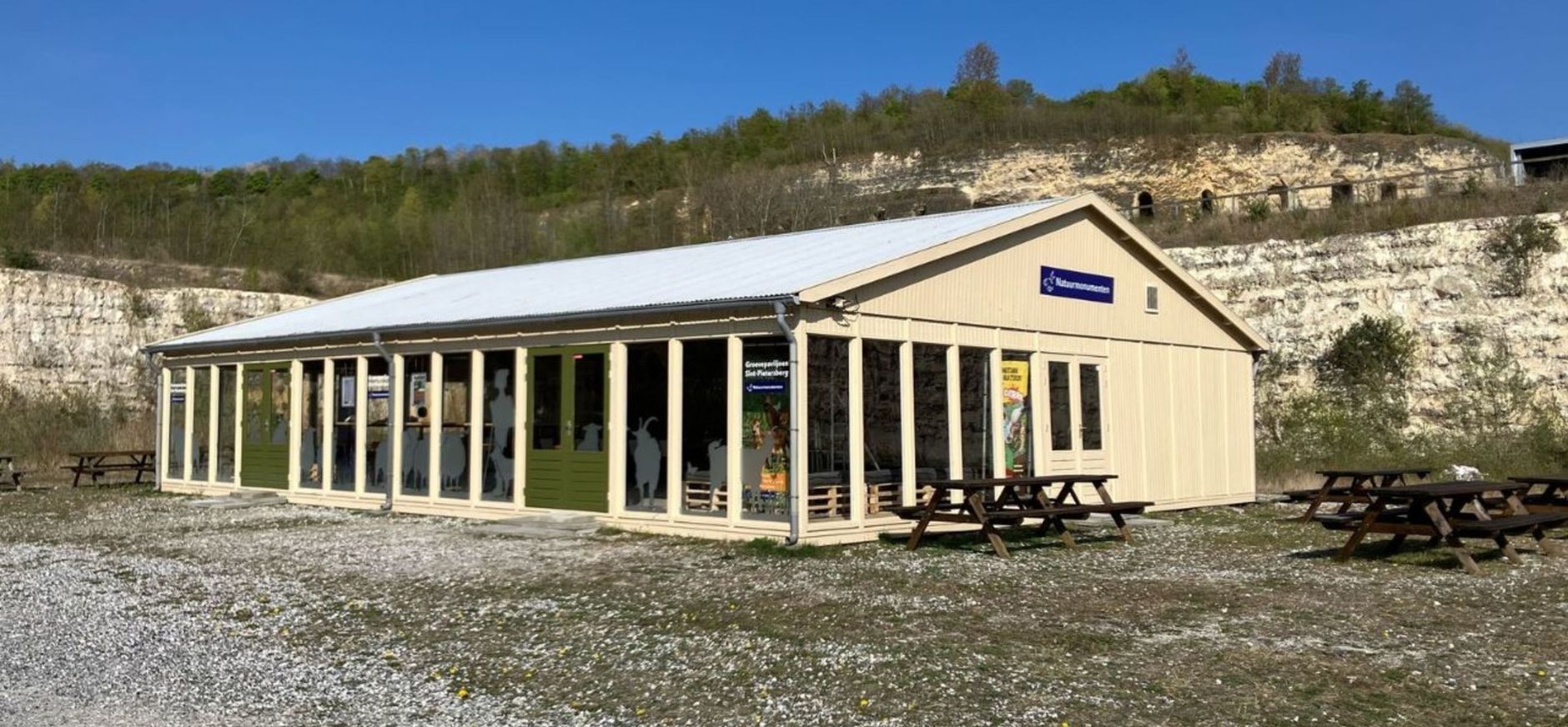 Groevepaviljoen Sint-Pietersberg buitenaanzicht