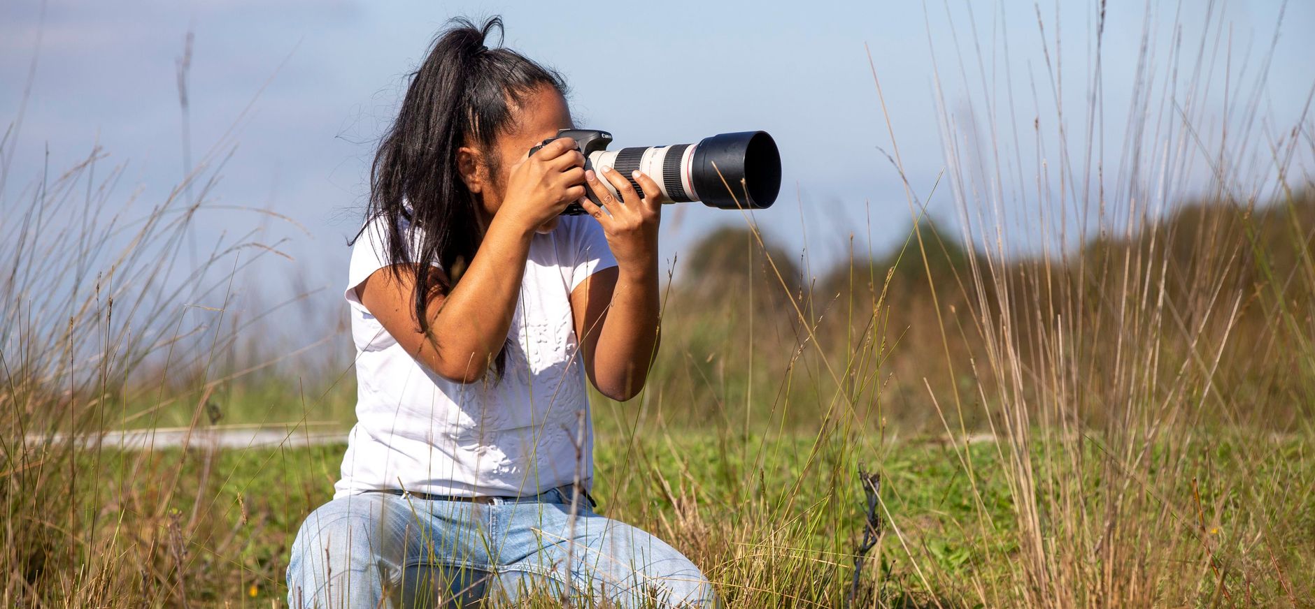 Fotoshoot in de natuur