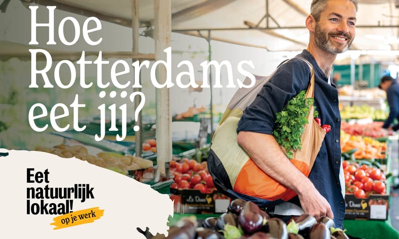 Campagnebeeld Rotterdam de boer op!