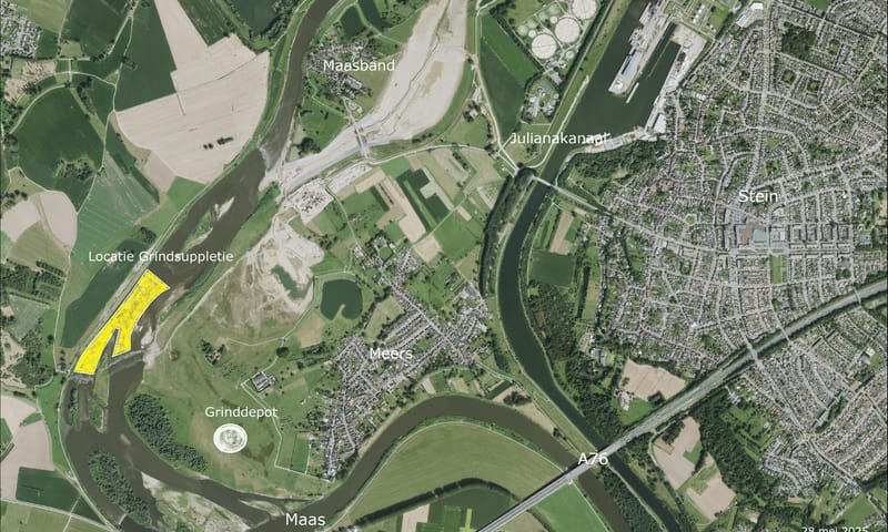 locatie grindsuppletie meers