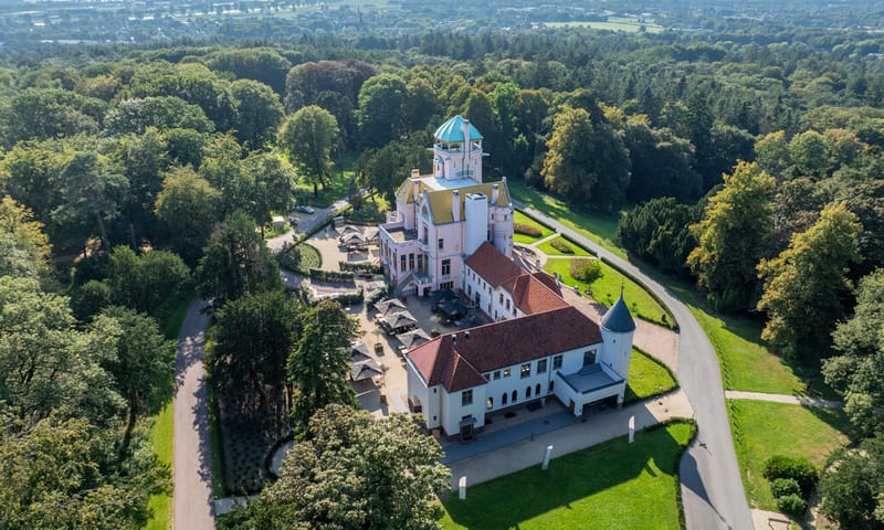 Jachtslot luchtfoto