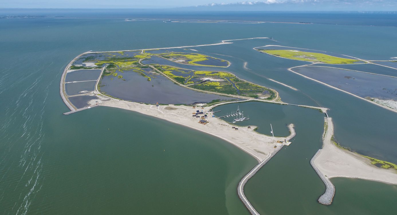 Marker Wadden natuureiland in het Markermeer Marker Wadden natuureiland in het Markermeer