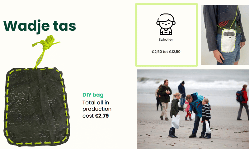 Wadje tas op Schiermonnikoog strand Freiia Bags Wadje tas op Schiermonnikoog strand Freiia Bags