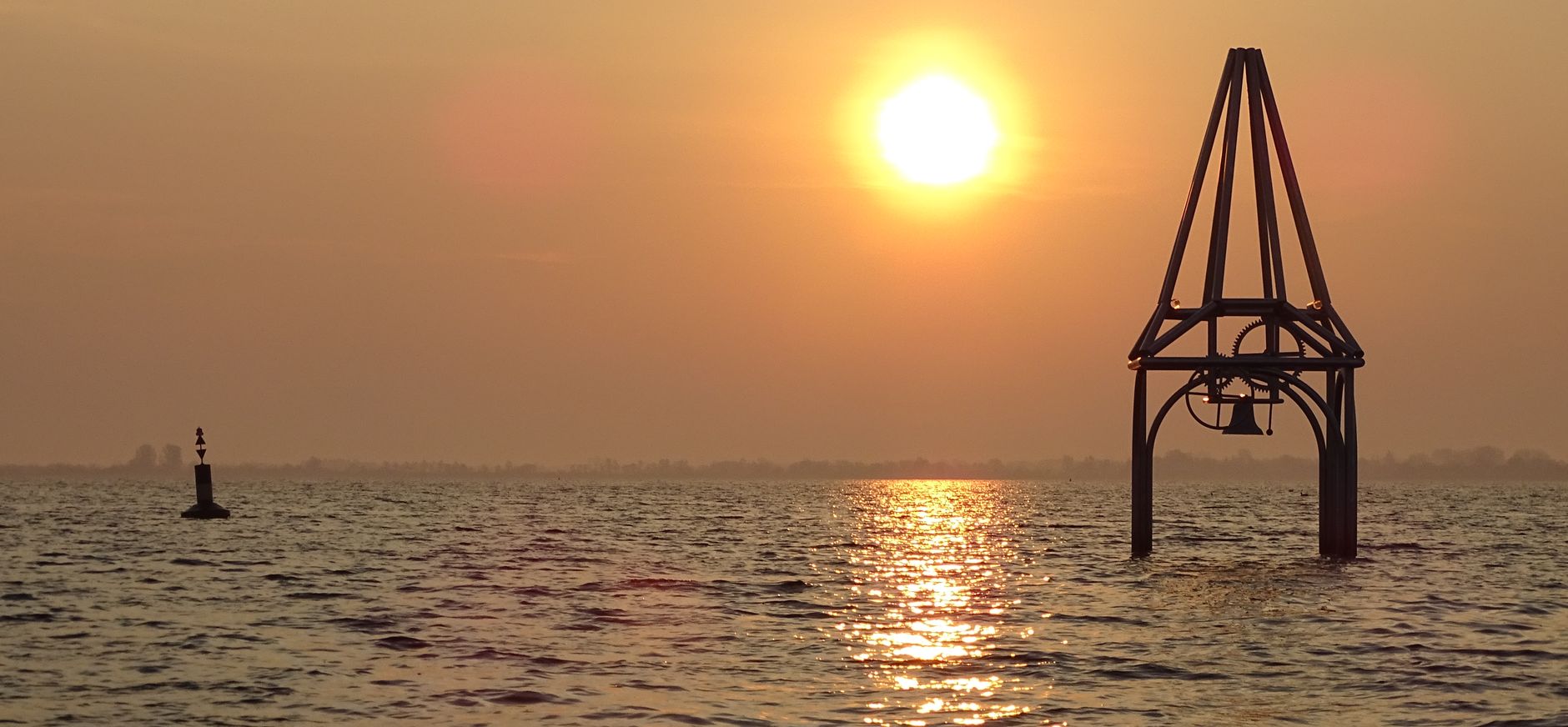Zonsondergang bij  de Beulakerwijde