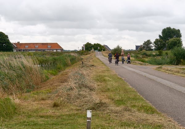 Polderpad richting Oude Bovendijk