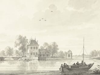 Trekschuit op de Vecht