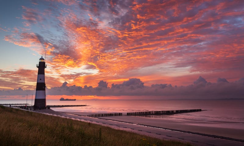 Zonsondergang Breskens