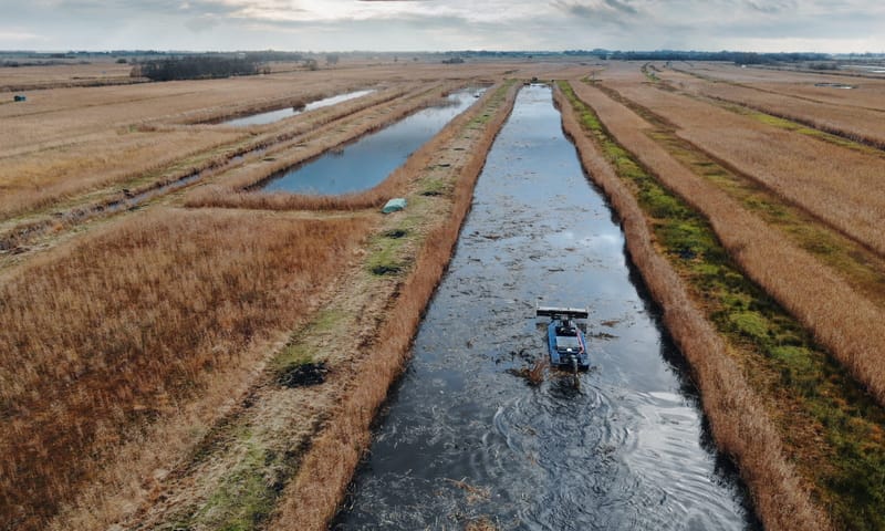 Luchtfoto harkboot