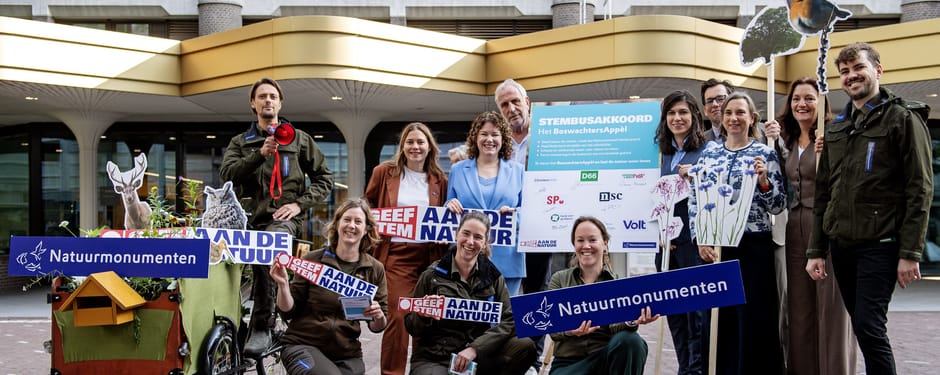 Boswachters en kamerleden bij het stembusakkoord