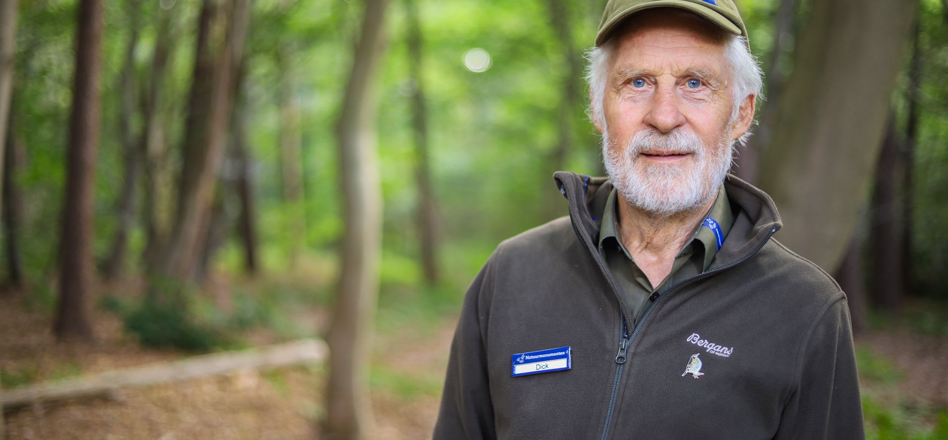 Vrijwilliger Dick in het bos Vrijwilliger Dick in het bos - een profielfoto