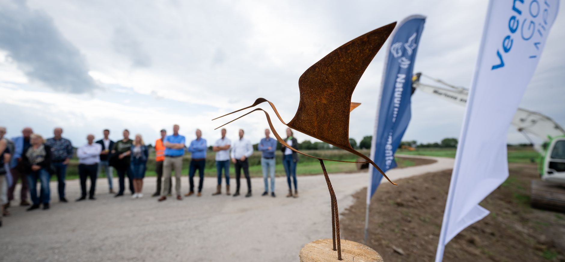 Grutto onthuld bij starthandeling Grutto onthuld bij starthandeling