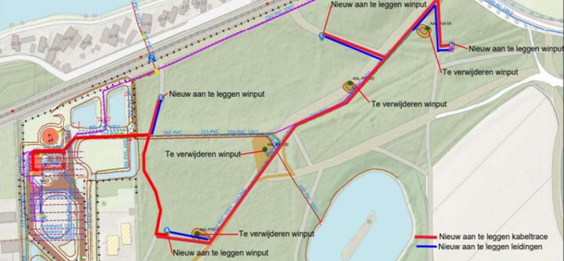 Vervangen van waterwinputten in Loohuisbos door Vitens