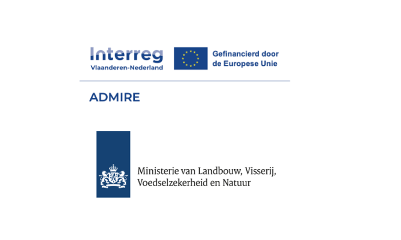 Logo's Interreg ADMIRE en LVVN