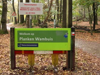 Tijdelijke omleidingsroute in Planken Wambuis om wolventoeristen op afstand te houden