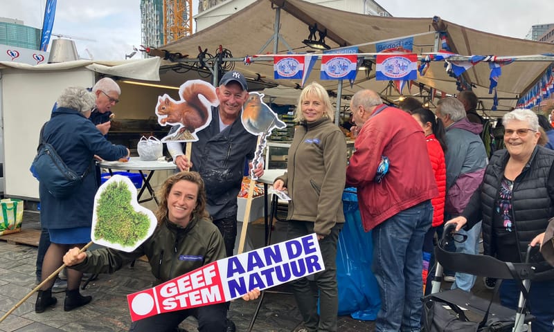 Verkiezingsactie Rotterdam