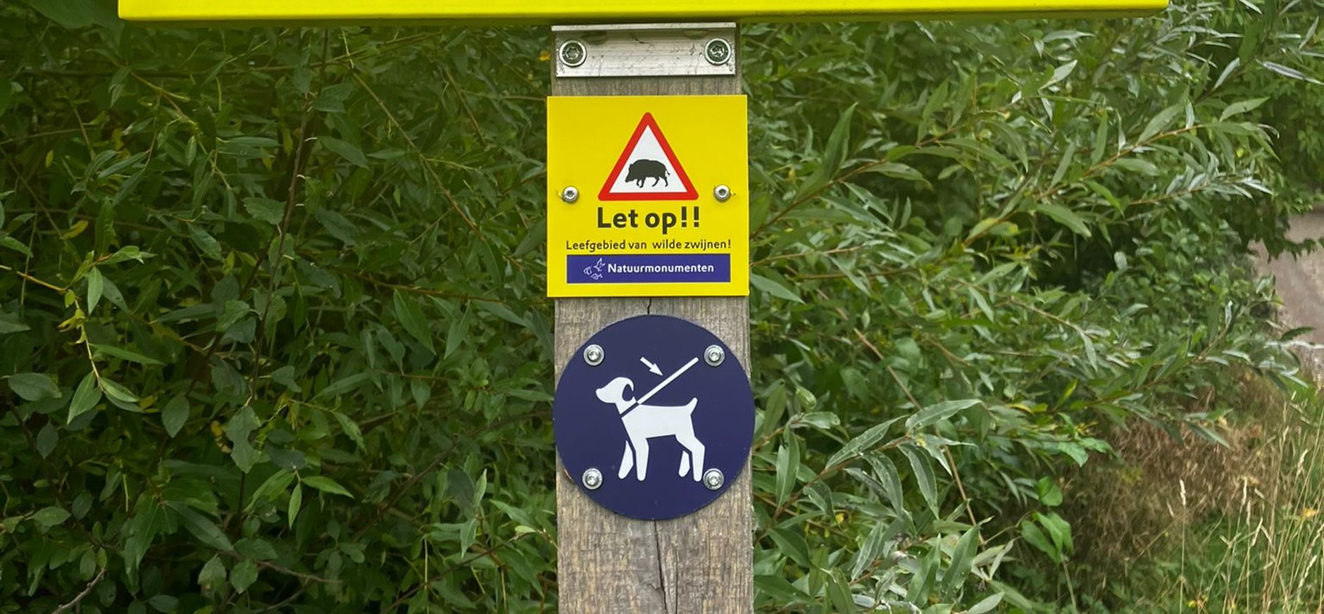 borden bij ingang gebied borden bij ingang gebied