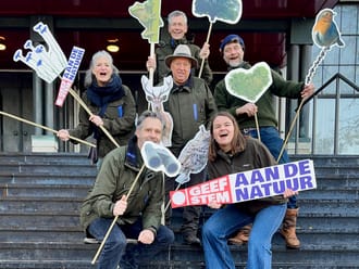 Boswachters op het Stadhuisplein in Tilburg