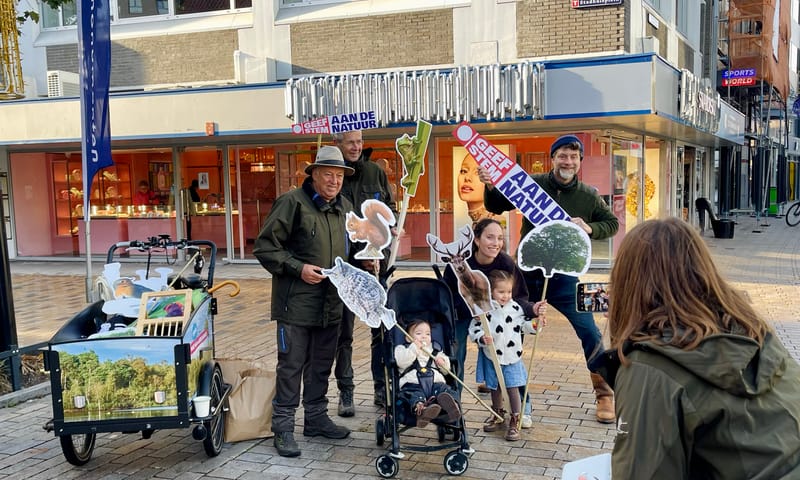 Verkiezingsactie van de boswachters in Tilburg Verkiezingsactie van de boswachters in Tilburg