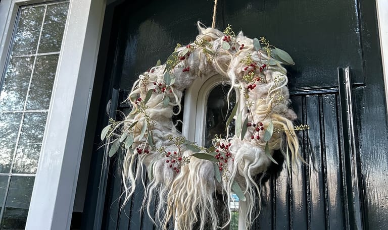 Krans aan deur