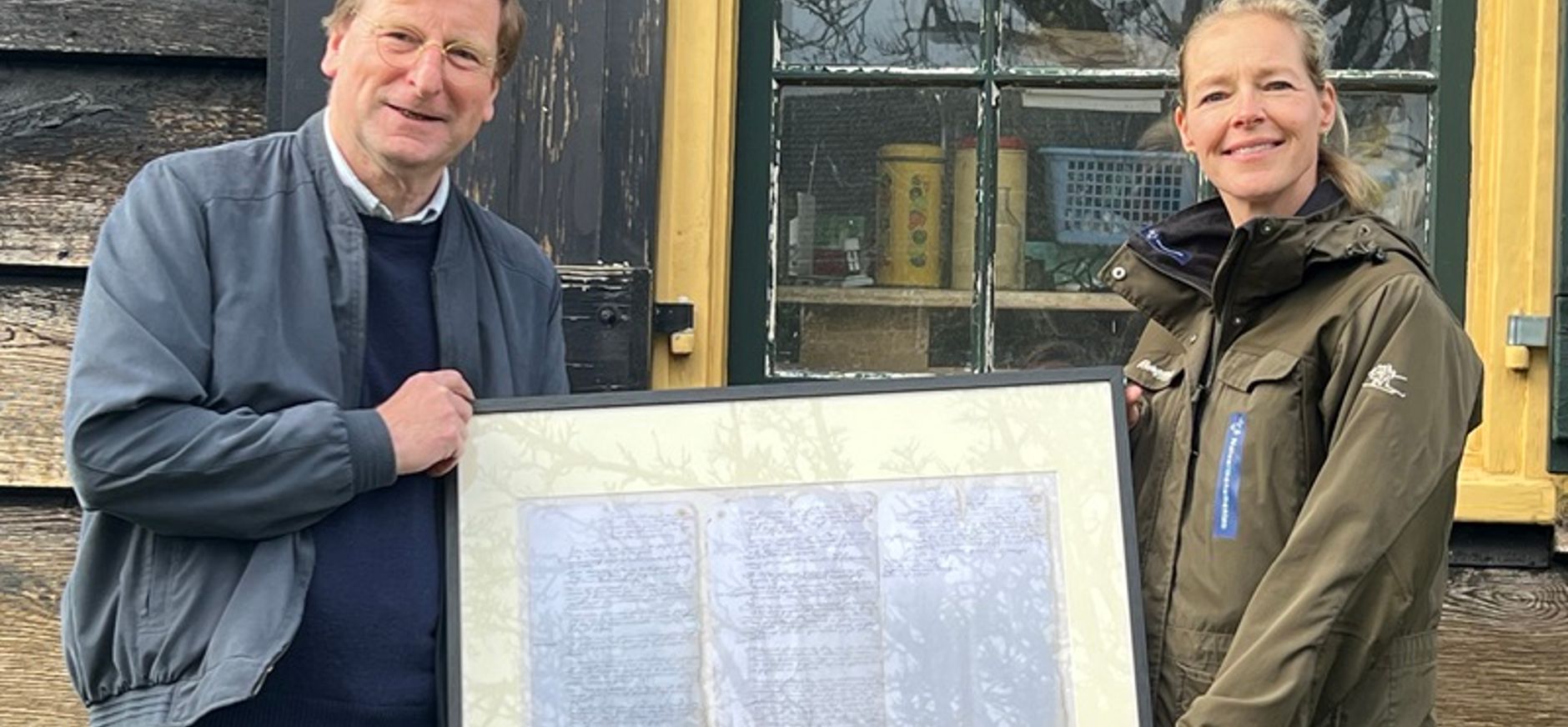 Overhandiging bouwcontract Molen Gabriël