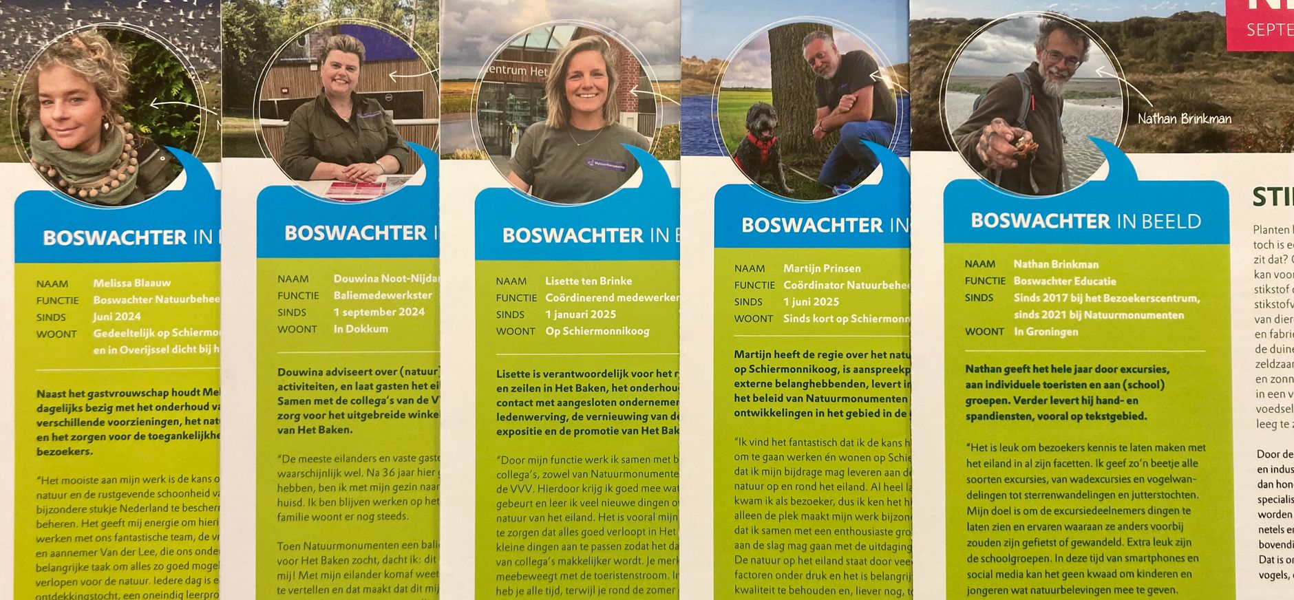 Nieuwsbrief van Natuurmonumenten op Schiermonnikoog