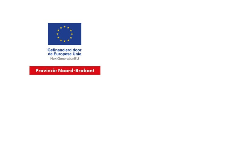 Logo's Europese Unie en Provincie Noord-Brabant
