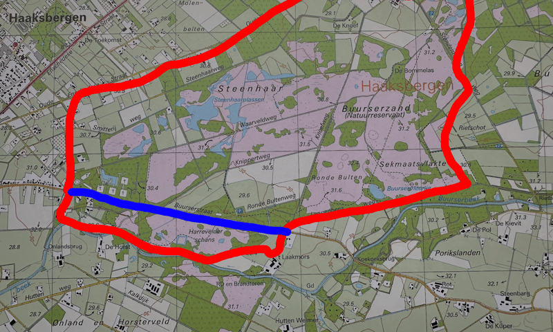 Kaart Buurserzand