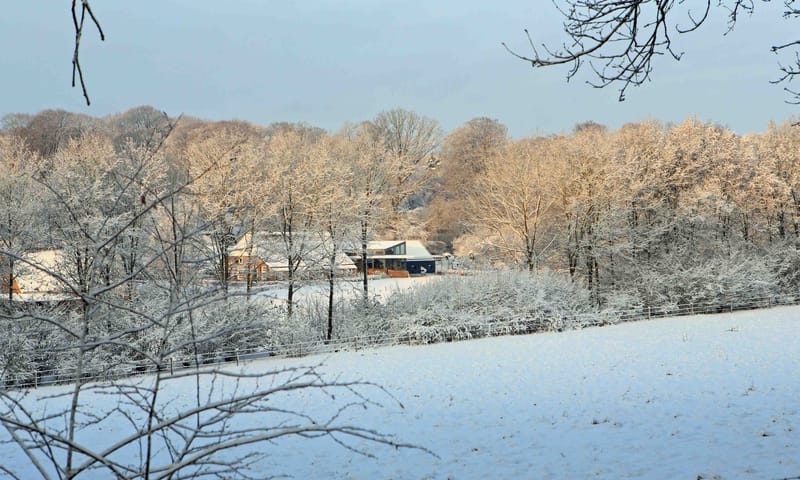 Bezoekerscentrum Veluwezoom Winter